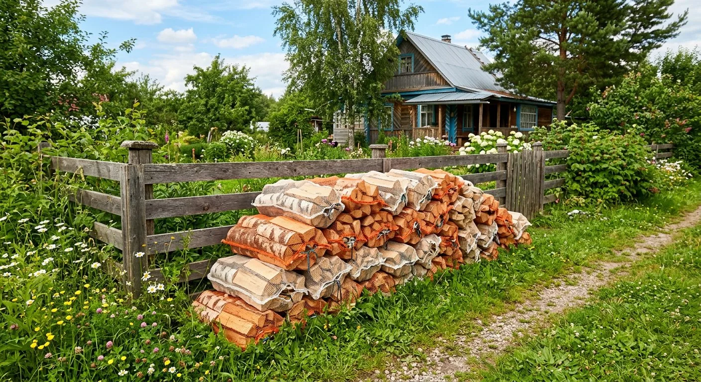 Дрова для дачи в Кокошкине